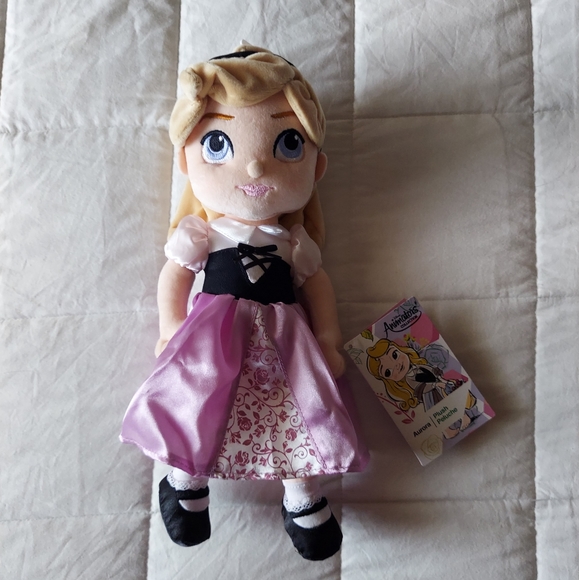 Disney Animators Aurora Briar Rose Sleeping Beauty Plush Doll
